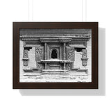 Ornate Hand Carved Window Treatment - Patan Durbar Square Nepal - Framed Photo Print