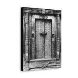 Brass Doors At Royal Palace - Patan Nepal, Durbar Square - Canvas Print