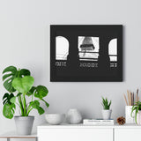 Bouddha Stupa Seen Through Window - Kathmandu Nepal - Framed Photo Print