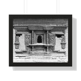 Ornate Hand Carved Window Treatment - Patan Durbar Square Nepal - Framed Photo Print