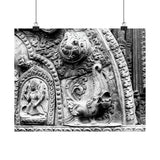 Carved Stone Fish - Patan Nepal, Durbar Square - Premium Poster Print