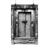 Brass Doors At Royal Palace - Patan Nepal, Durbar Square - Premium Poster Print