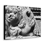 Dragon Fish in Pattan Nepal - Canvas Print