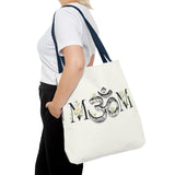 Spiritual Floral Tote Bag | OM Symbol Design