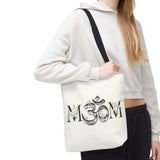 Spiritual Floral Tote Bag | OM Symbol Design