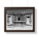 Ornate Hand Carved Window Treatment - Patan Durbar Square Nepal - Framed Photo Print