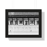 Royal Palace Hallway with Wall Paintings - Patan Nepal - Framed Photo Print