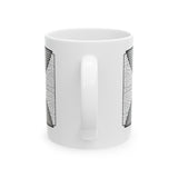 Grate-Wall of Patan White Ceramic Mug