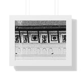 Royal Palace Hallway with Wall Paintings - Patan Nepal - Framed Photo Print