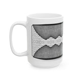 Grate-Wall of Patan White Ceramic Mug