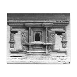 Ornate Hand Carved Window Treatment - Patan Durbar Square Nepal - Canvas Print