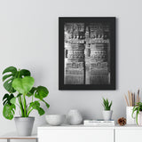 23 - Detail Of Two Stone Carved Columns - Patan Nepal Durbar Square - Framed Photo Print