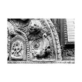Carved Stone Fish - Patan Nepal, Durbar Square - Premium Poster Print