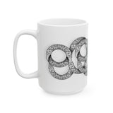 Chaos of Infinity White Ceramic Mug
