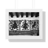 Hanuman Dhoku Wall Painting - Patan, Nepal - Framed Photo Print