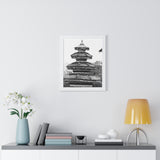 32 - Traditional Round Pagoda Rooftop - Kathmandu, Nepal - Framed Photo Print