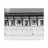 Royal Palace Hallway with Wall Paintings - Patan Nepal - Canvas Print