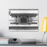 Traditional Newari Window - Patan Nepal, Durbar Square - Canvas Print