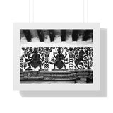 Hanuman Dhoku Wall Painting - Patan, Nepal - Framed Photo Print