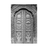 Stunning Brass Royal Palace Door - Patan Nepal, Durbar Square - Premium Poster Print
