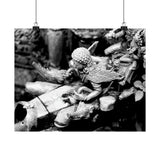 Spout At Royal Sunken Bath - Patan Nepal, Durbar Square - Premium Poster Print