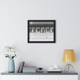 Royal Palace Hallway with Wall Paintings - Patan Nepal - Framed Photo Print