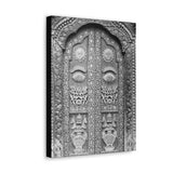 Stunning Brass Royal Palace Door - Patan Nepal, Durbar Square - Canvas Print