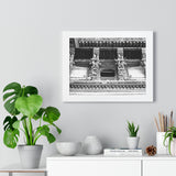 Detailed Window Carvings in Patan Nepal - Patan Nepal Durbar Square - Framed Photo Print