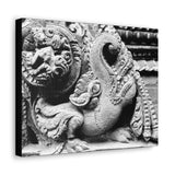 Dragon Fish in Pattan Nepal - Canvas Print