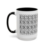 Floral Wall Accent Ceramic Coffee Mug