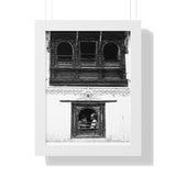 Day In The Life Through a Window, 1972 - Kathmandu, Nepal - Framed Photo Print