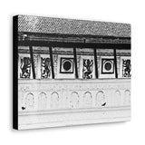 Royal Palace Hallway with Wall Paintings - Patan Nepal - Canvas Print