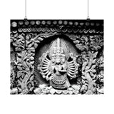 Eight Arm Goddess - Patan Durbar Square - Premium Poster Print