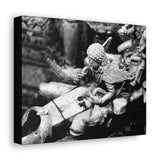 Spout At Royal Sunken Bath - Patan Nepal, Durbar Square - Canvas Print
