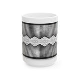 Grate-Wall of Patan White Ceramic Mug