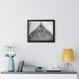 30 - Metallic Buddha Over Doorway - Patan Nepal - Framed Photo Print