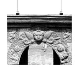 Gargoyle Door Entrance - Patan Nepal, Durbar Square - Premium Poster Print