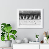 Royal Palace Hallway with Wall Paintings - Patan Nepal - Framed Photo Print