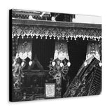 Storefront Wood Carved Hanging - Patan Nepal - Canvas Print