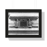 Traditional Newari Window - Patan Nepal, Durbar Square - Framed Photo Print