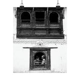 Day In The Life Through a Window, 1972 - Kathmandu, Nepal - Premium Poster Print