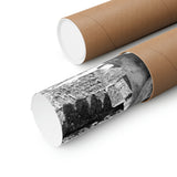 Royal Court Ambassador Stone Statue - Patan Nepal, Durbar Square - Premium Poster Print