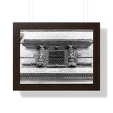 Traditional Newari Window - Patan Nepal, Durbar Square - Framed Photo Print