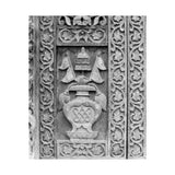 Wood Carving Of Water Jug - Patan Nepal, Durbar Square - Premium Poster Print