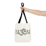 Spiritual Floral Tote Bag | OM Symbol Design