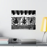 Hanuman Dhoku Wall Painting - Patan, Nepal - Premium Poster Print