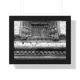 Floral Window Grate - Framed Photo Print