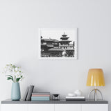 25 - Daily Street Scene Circa 1972 - Patan Nepal, Durbar Square - Framed Photo Print