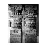 23 - Detail Of Two Stone Carved Columns - Patan Nepal Durbar Square - Premium Poster Print