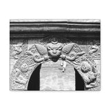 Gargoyle Door Entrance - Patan Nepal, Durbar Square - Canvas Print